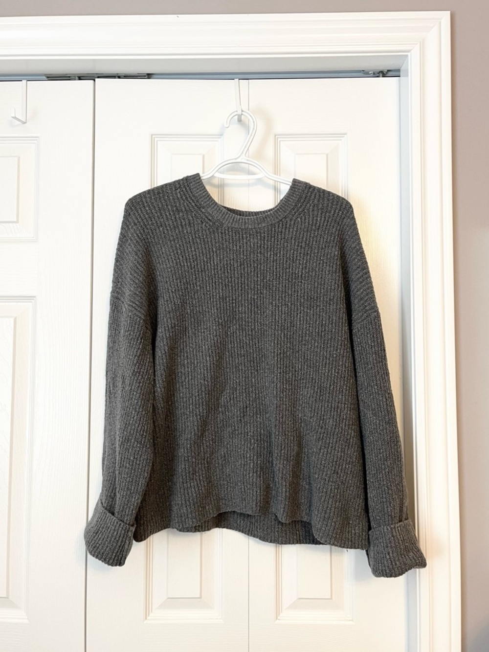 Grey Gap Knit Sweater